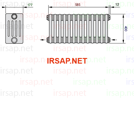 Радиатор IRSAP Tesi 50400/13 T08 CL 01
